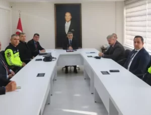 Merzifon’da Trafik Komisyonu Toplantısı