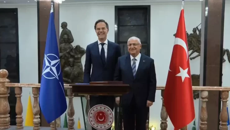 Milli Savunma Bakanı Güler, NATO Genel Sekreteri Rutte ile Görüştü