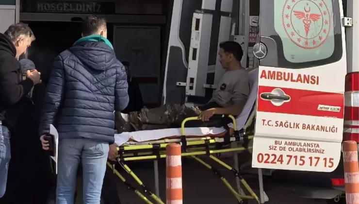 Motosikletle Odun Keserken Yaralandı