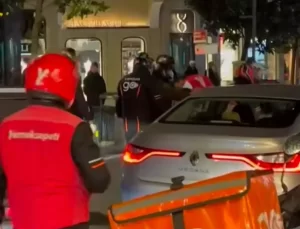 Motosikletli Kurye Olayı: Sürücüye Saldırı ve Gözaltılar