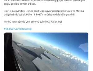 MSB, Irak’ın Kuzeyinde 8 PKK’lı Teröristi Etkisiz Hale Getirdi