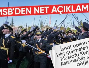 MSB’den “teğmenlerin kılıçlı yemini” hakkında açıklama: Mesele disiplinsizlik