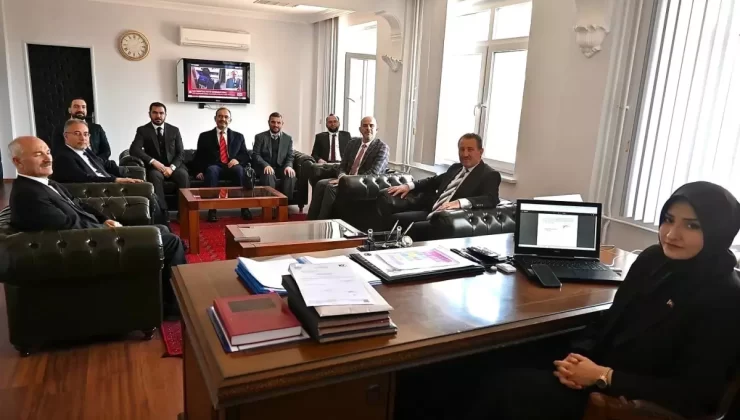 Müftü Dilek’ten Kaymakam Çetin’e Ziyaret