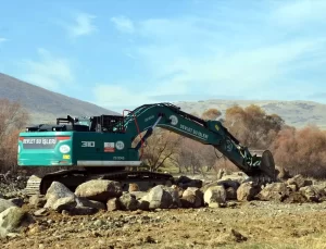 Muş’ta Dere Islah Çalışması Başladı