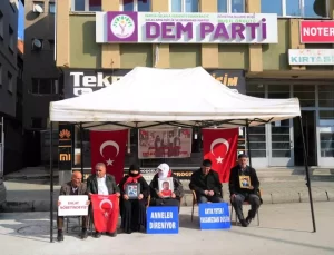 Muş’ta Evlat Nöbeti Devam Ediyor