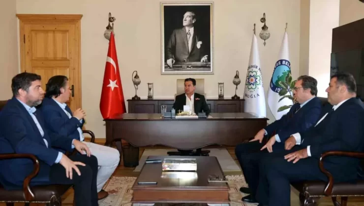 MUTTAŞ Deniz Hizmetleri A.Ş. Yönetimi Başkan Aras’ı Ziyaret Etti