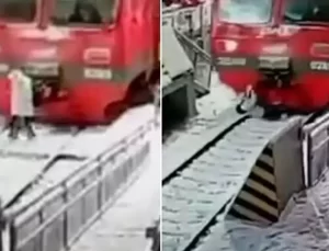 Müzik dinleyerek rayları geçmeye çalışan genç kız trenin altında kaldı