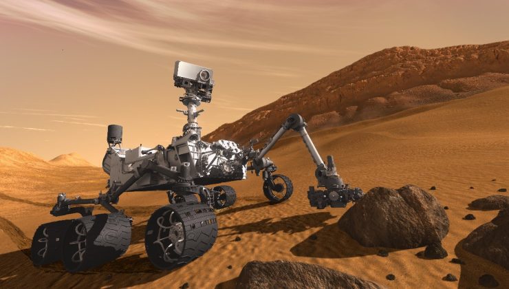 NASA’nın Mars’taki aracı, etkileyici fotoğraflar gönderdi