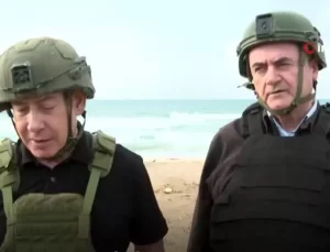 Netanyahu, Gazze’deki Netzarim Koridoru’nu Ziyaret Etti