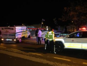 Nevşehir’de alkollüyken kaza yapan sürücü, alkollü olduğuna inanmadı