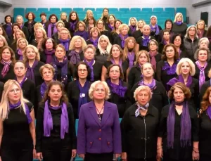 Nilüfer Kadın Korosu’ndan Kadına Yönelik Şiddete Dikkat Çekme Farkındalığı