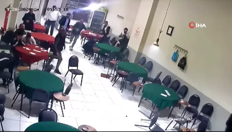 Okey Masasında Pompalı Tüfekli Saldırı