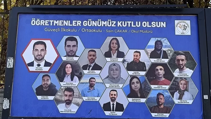 Okul Müdüründen Öğretmenler Günü Kutlaması