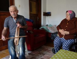 Ordu’da yatağa bağımlı eşi için asansör yaptı