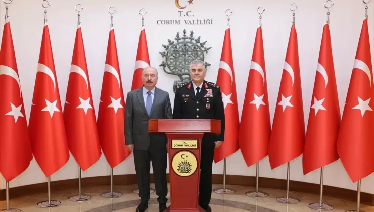 Orgeneral Çardakcı’dan Çorum Ziyareti