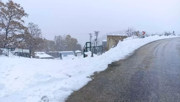 Osmaneli’nde Kar Yağışı