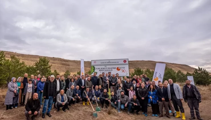 ÖSYM’nin kuruluş yılı dolayısıyla “50. Yıl Hatıra Ormanı” oluşturuldu