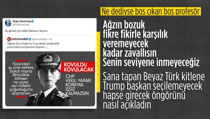 Özgür Demirtaş, Ensonhaber’e bela okudu