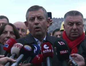 Özgür Özel, Çayırhan’da.