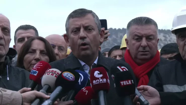 Özgür Özel, Çayırhan’da.