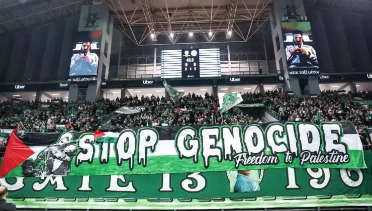 Panathinaikos’tan Filistin’e Destek