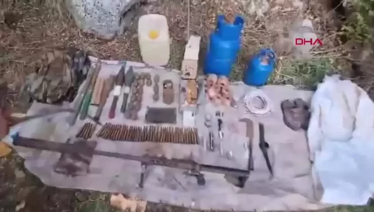 Pençe-Kilit Operasyonu’nda Teröristlere Ait Silah ve Mühimmat Ele Geçirildi