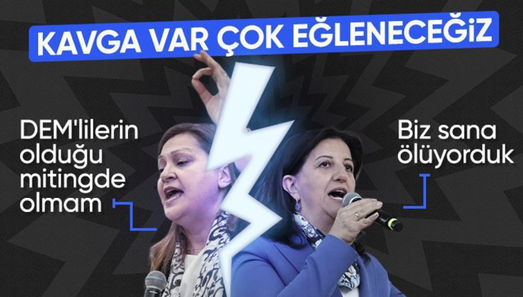 Pervin Buldan’dan ‘DEM Partililerin olduğu mitingde olmam’ diyen Burcu Köksal’a yanıt