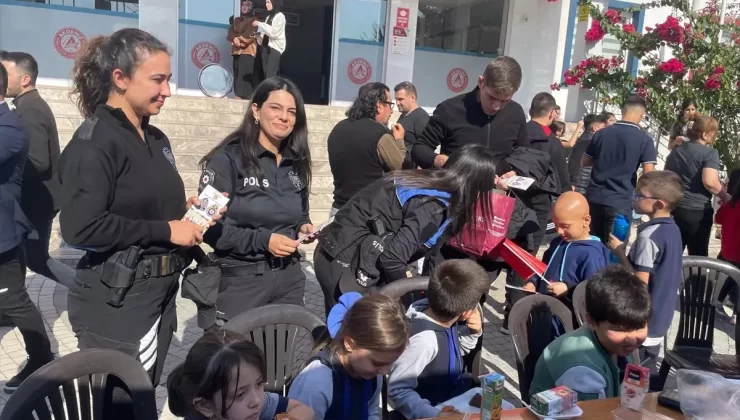 Polislerden Lösemili Çocuklara Destek
