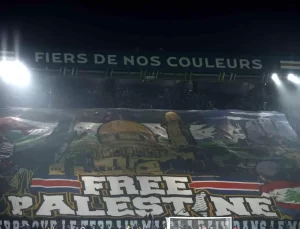 PSG Taraftarına Pankart Eleştirisi