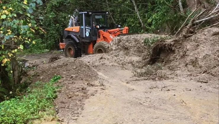 Rize’de Heyelan Tehlikesi