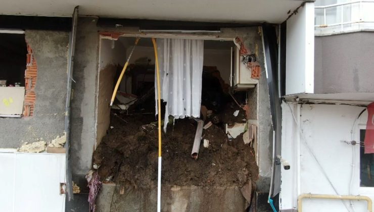 Rize’de heyelana maruz kalan 6 apartman için karar verildi