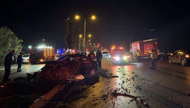 Sakarya’da feci kaza: 1 ölü, 3 yaralı