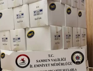 Samsun’da 1070 Litre Kaçak Alkol Ele Geçirildi