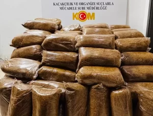 Samsun’da 475 kg Kaçak Tütün Ele Geçirildi