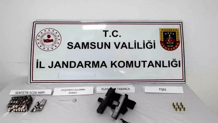 Samsun’da Silah ve Uyuşturucu Operasyonu