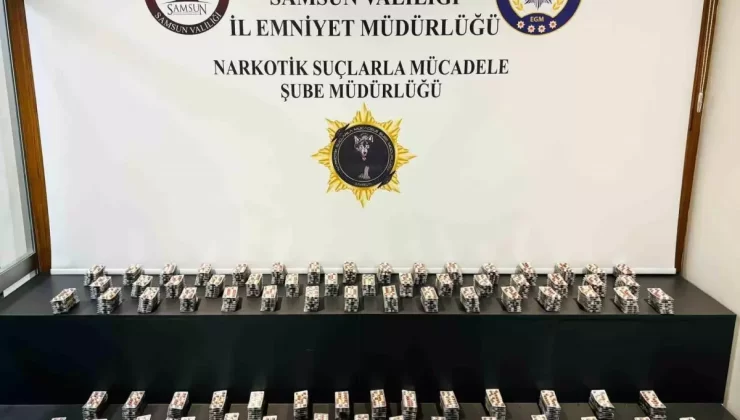 Samsun’da Uyuşturucu Operasyonu