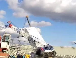 Samsun’da Vinç Kazası: Operatör Yaralandı