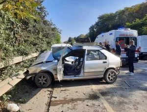 Sapanca’da Kaza: İki Yaralı