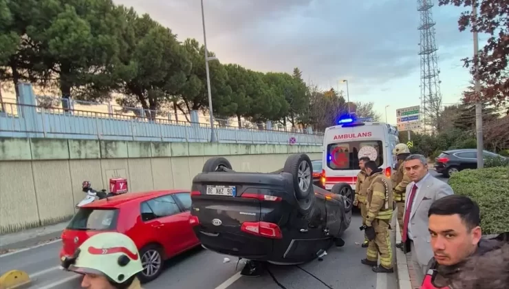 Sarıyer’de Trafik Kazası
