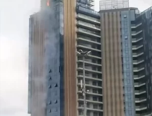 Sarıyer’deki Otelde Yangın!