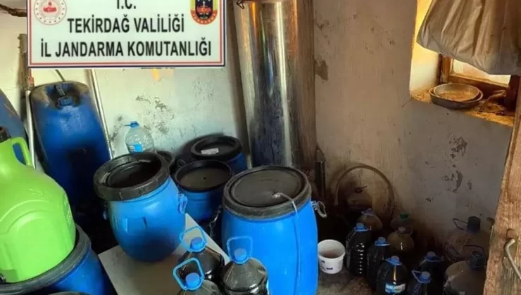 Şarköy’de Jandarmadan Sahte İçki Operasyonu: 1165 Litre Ele Geçirildi