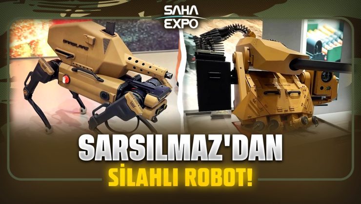 Sarsılmaz’dan %100 yerli silahlı robot – Operasyonların yeni göz bebeği!