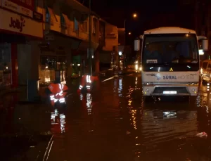 Serik’te Şiddetli Yağış Hayatı Olumsuz Etkiledi