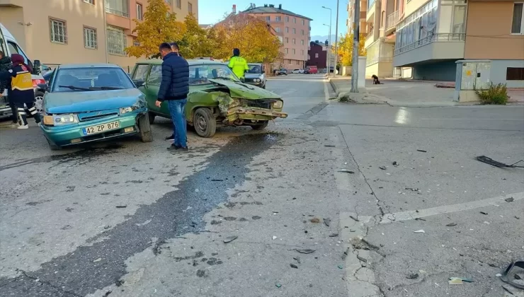 Seydişehir’de Trafik Kazası: 2 Yaralı