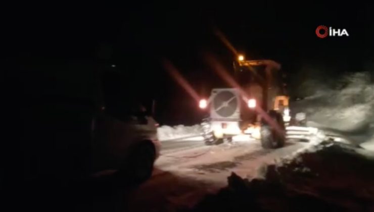 Siirt’te karda mahsur kalanlar kurtarıldı