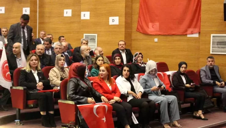 Siirt’te MHP “Bir ve Birlikte Hilal’e Doğru” Türkiye toplantısı düzenledi