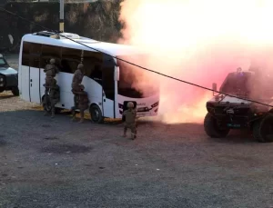 Şırnak’ta Gerçeği Aratmayan Tatbikat