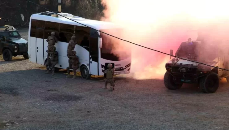 Şırnak’ta Gerçeği Aratmayan Tatbikat