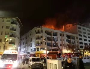 Sivas’ta Binada Yangın Çıktı