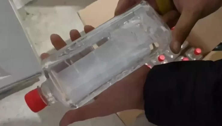 Sivasta Kaçak İçki Operasyonu